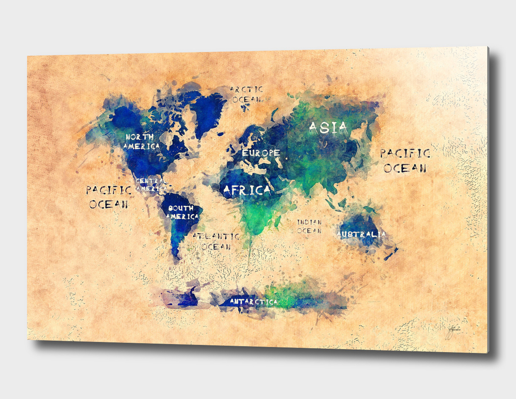 world map 14