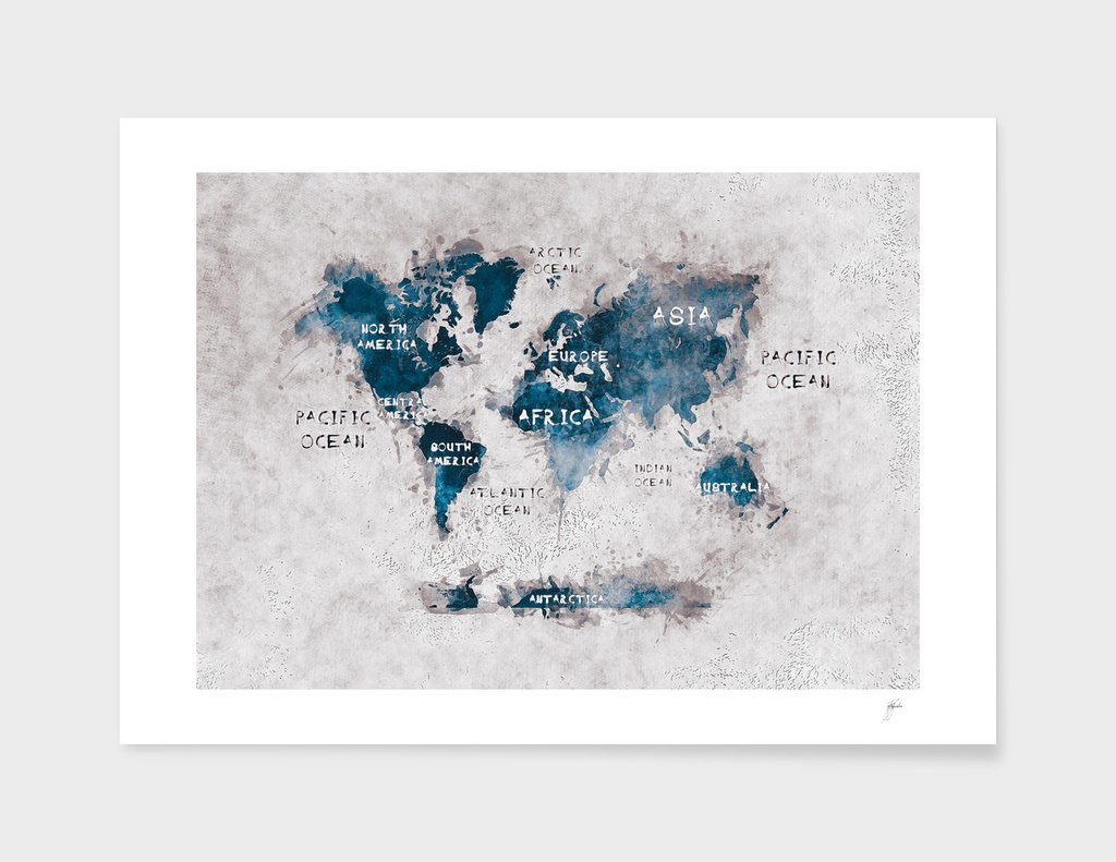 world map 16