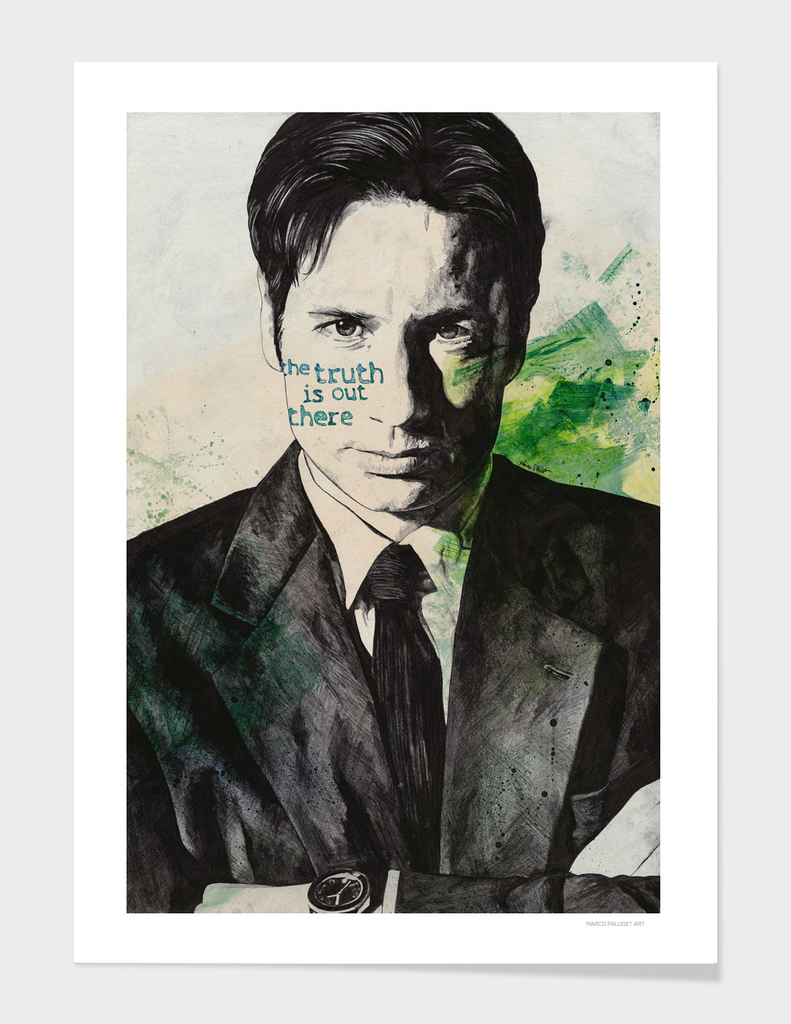 The truth is out there | Fox Mulder portrait
