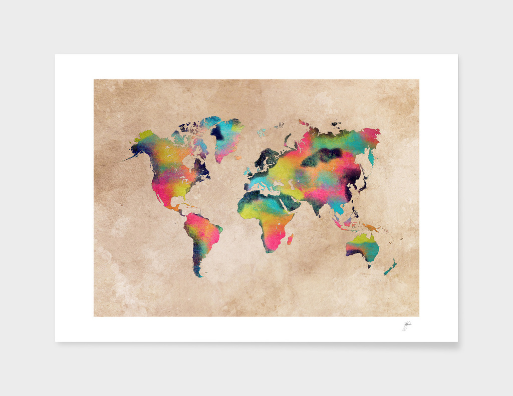 world map 32