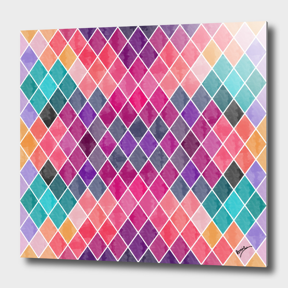 Watercolor Geometric Patterns II