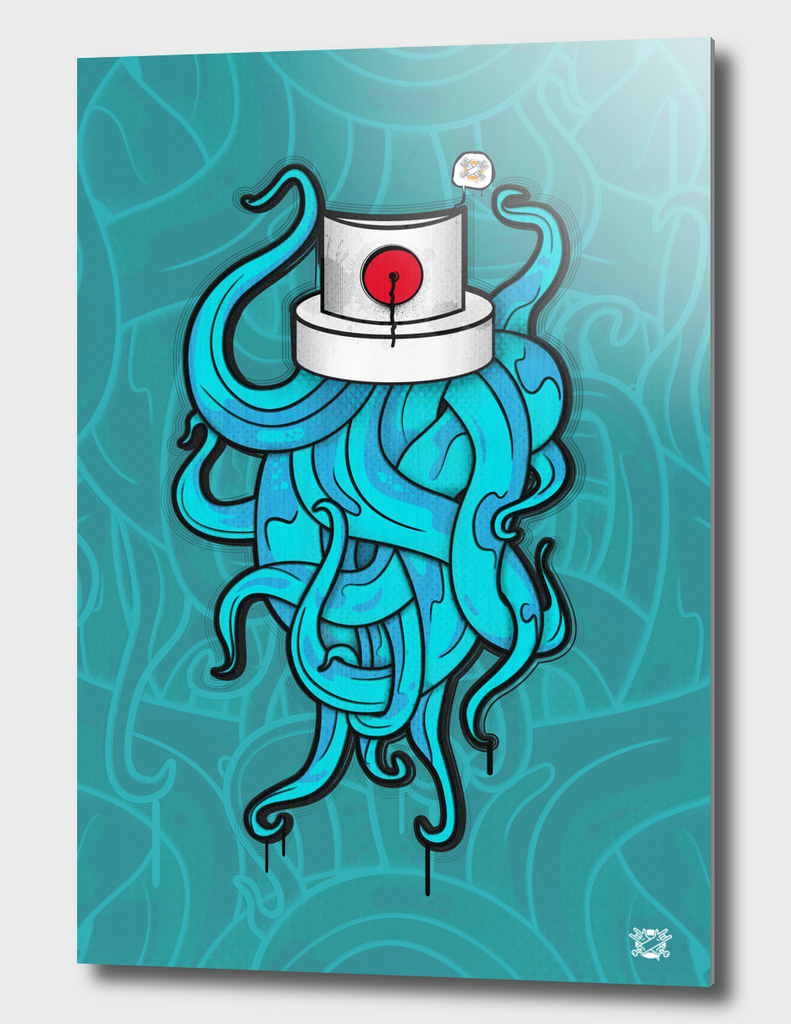 octopus graffiti