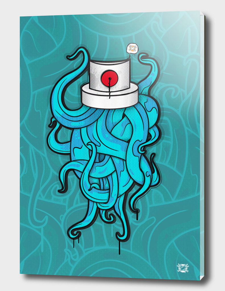 octopus graffiti