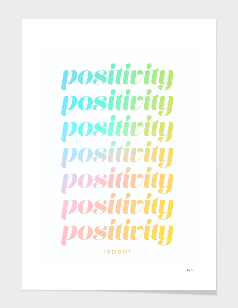 Positivity Rainbow Gradient #pastel