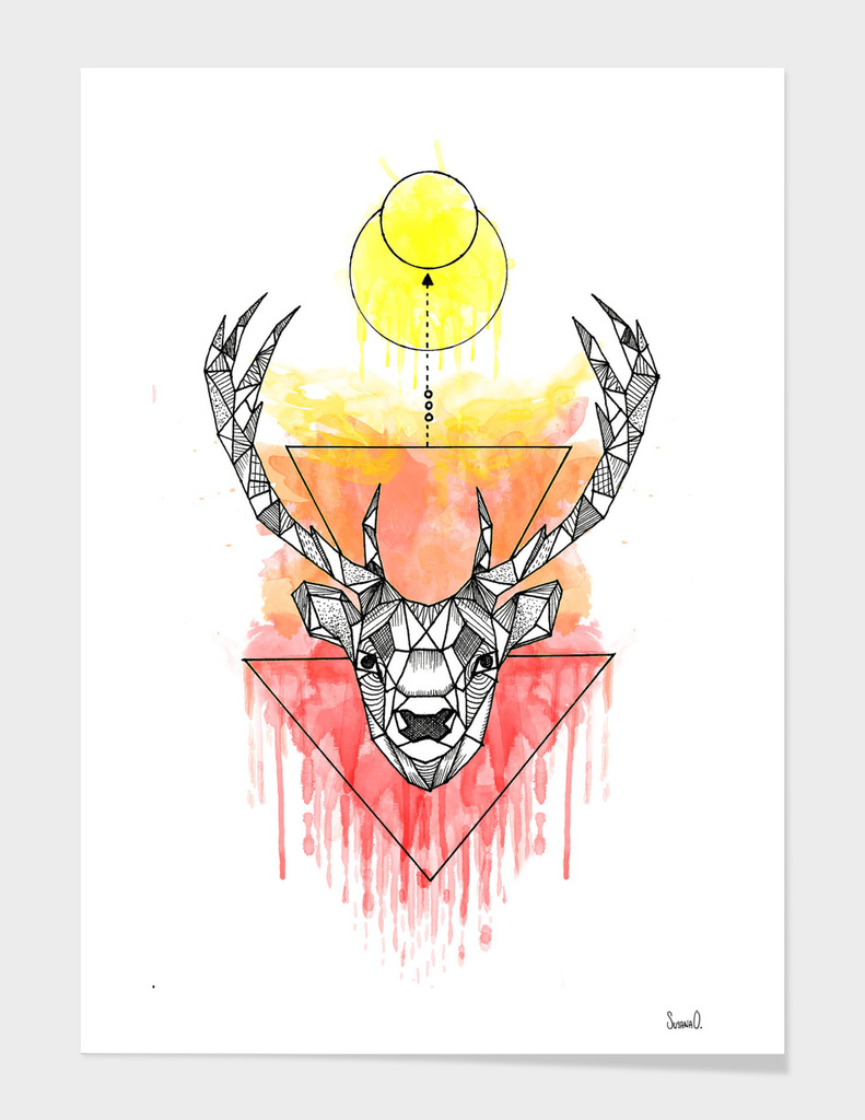 Animal Collection (Deer Watercolor)