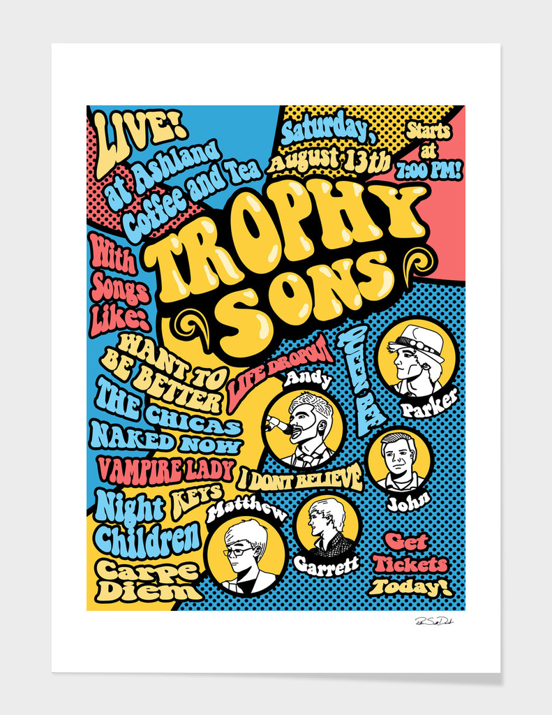 Trophy Sons™ Tour Poster