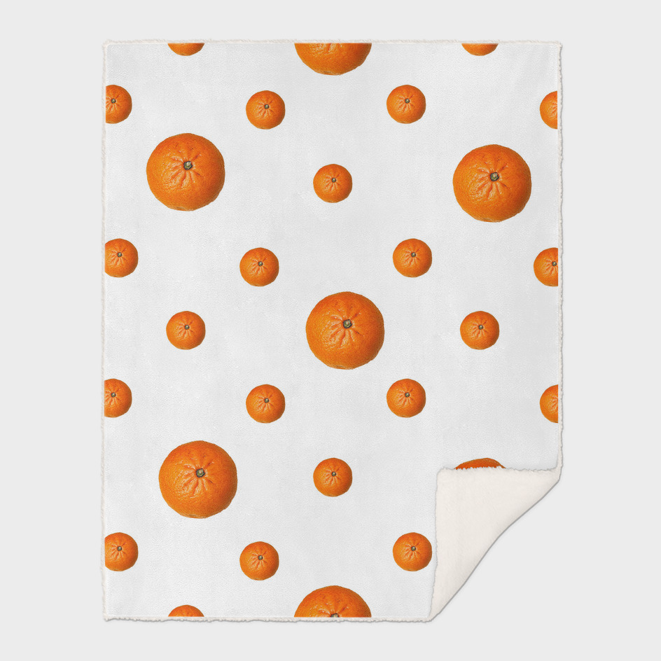Tangerines Photo Motif Pattern Design