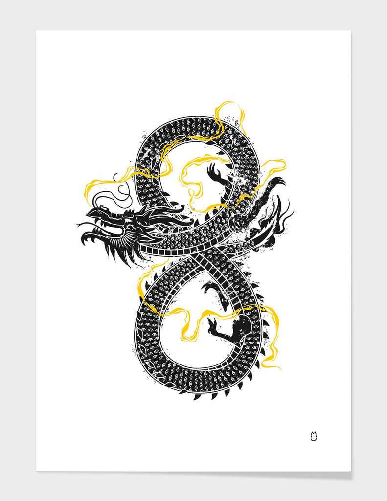 audición Golpe fuerte pestaña Infinity Dragon» Art Print by Mariel Toigo | Curioos
