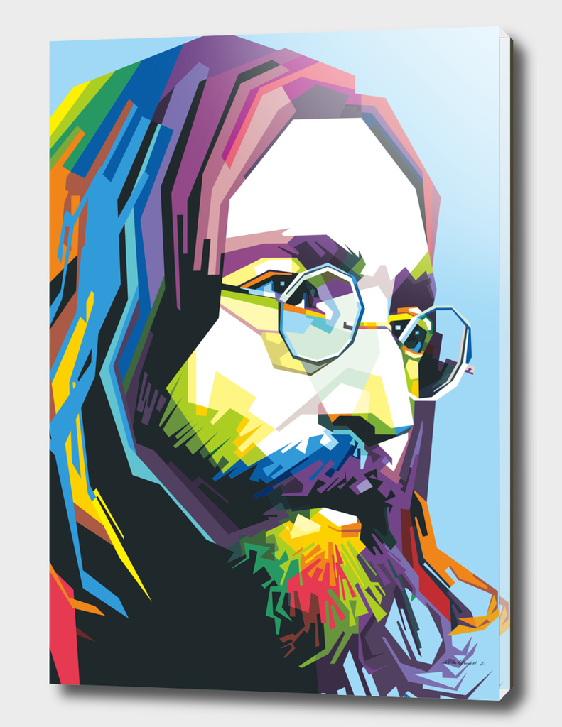 John Lennon in Pop art style