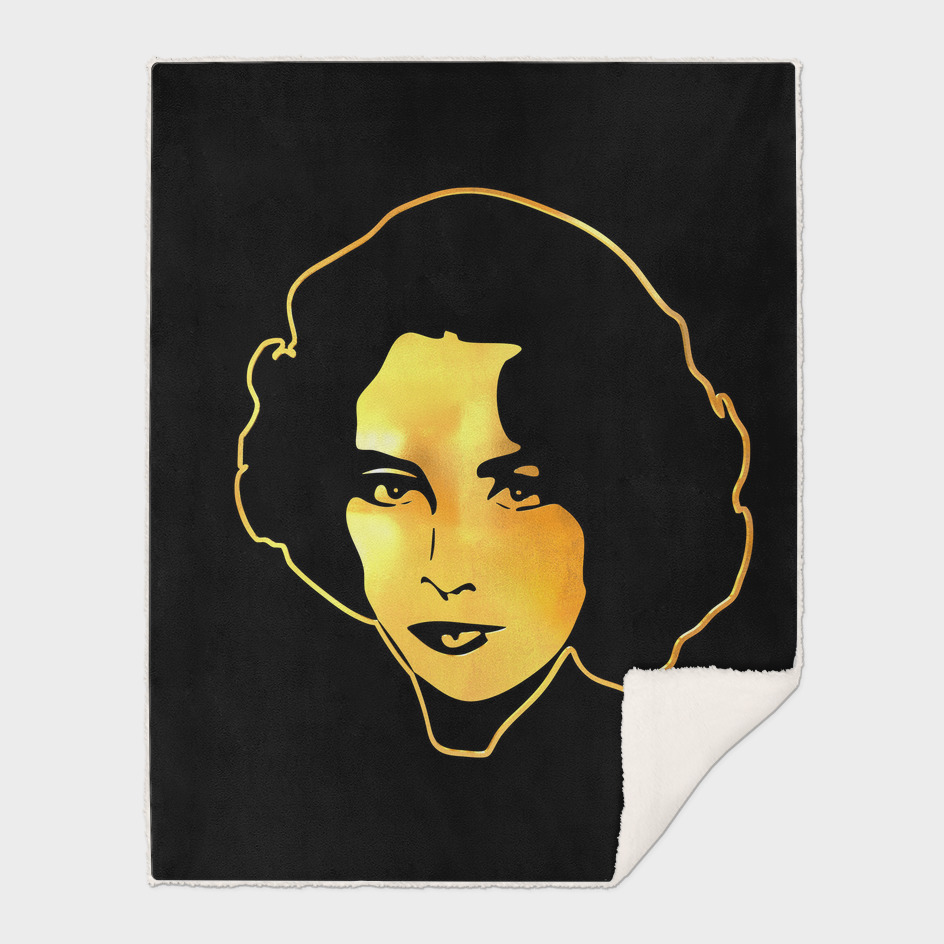 Elizabeth Taylor | Gold Series | Pop Art