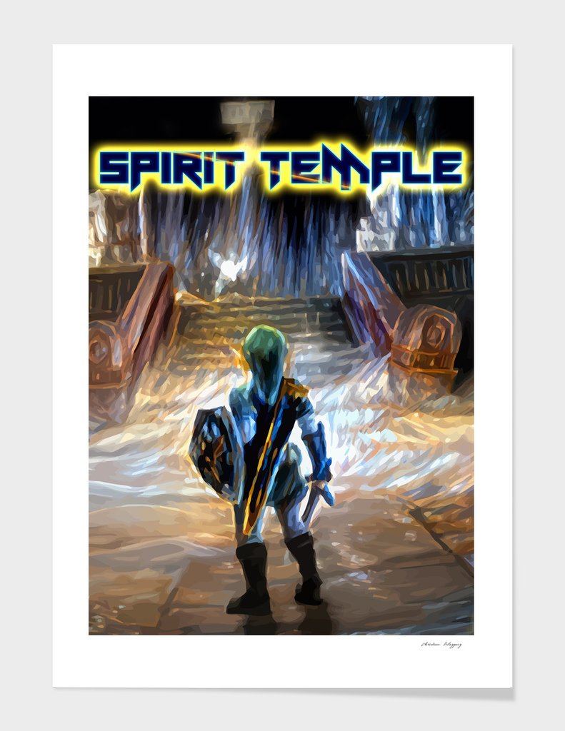 Spirit Temple Neon Legend of Zelda