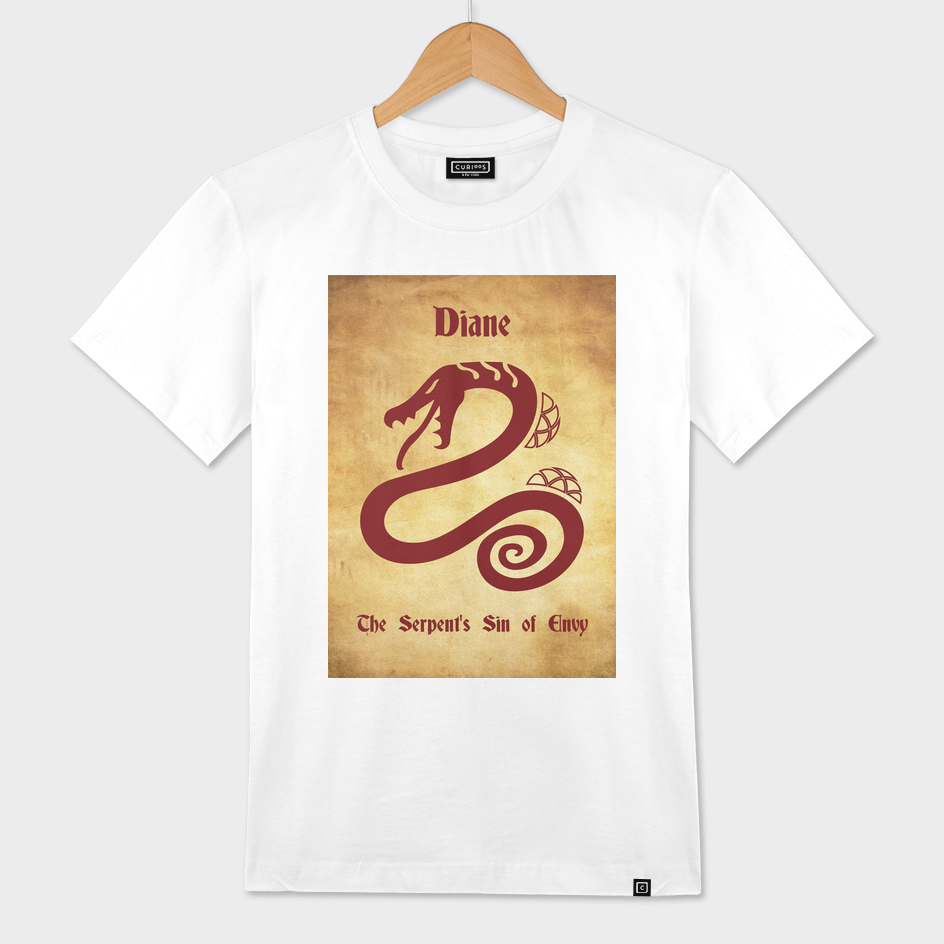 Diane Serpent's Sin of Envy tattoo symbol» Men's Classic T-Shirt by sarta .  | Curioos