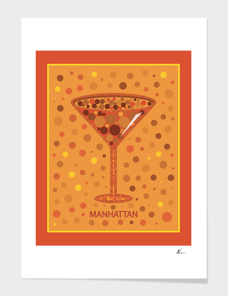 Manhattan | Cocktail | Pop Art