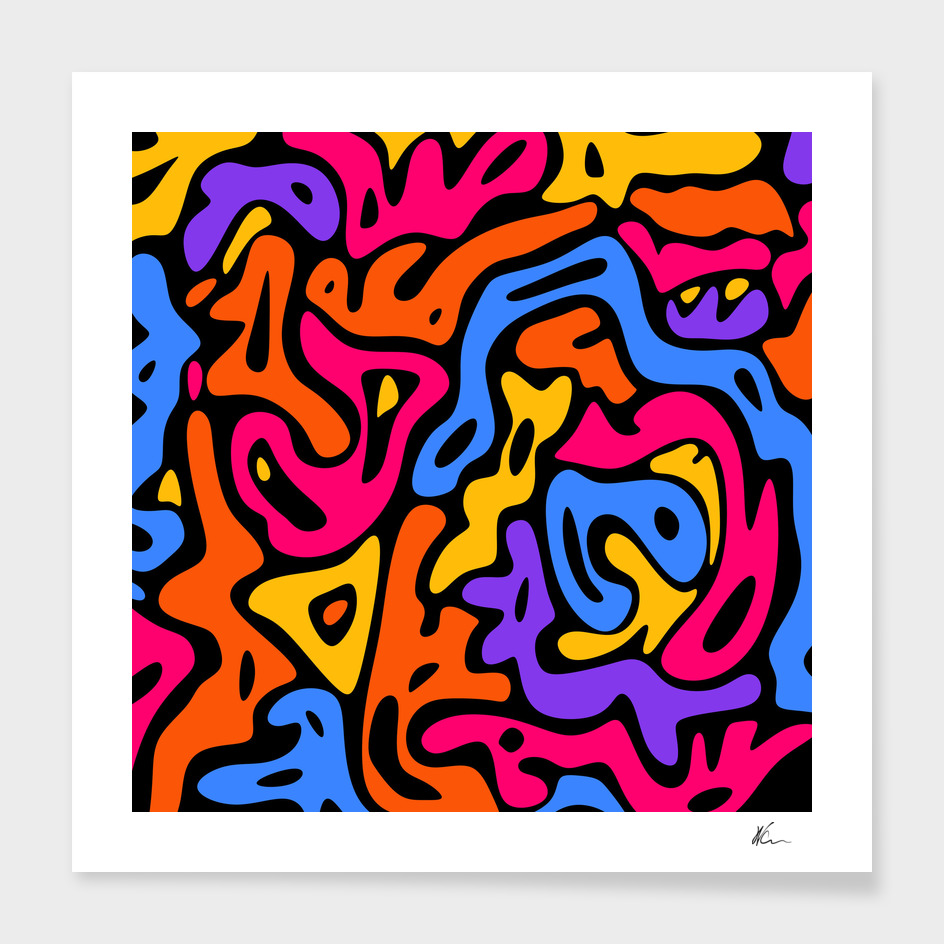 Abstract | Multi Color | Pop Art