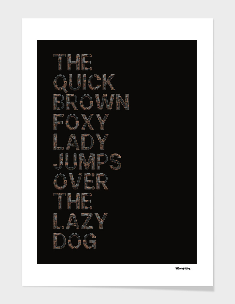 The quick brown foxy Lady - Steampunk