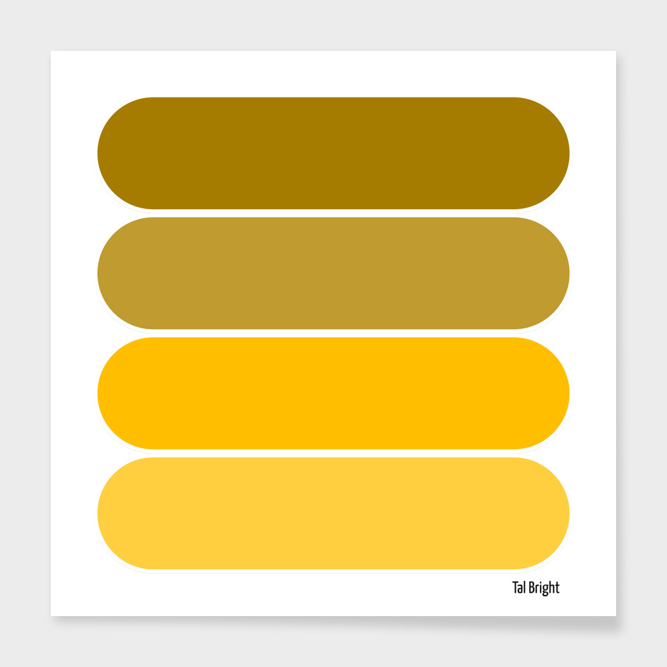70s color palette - gold retro color scheme oval