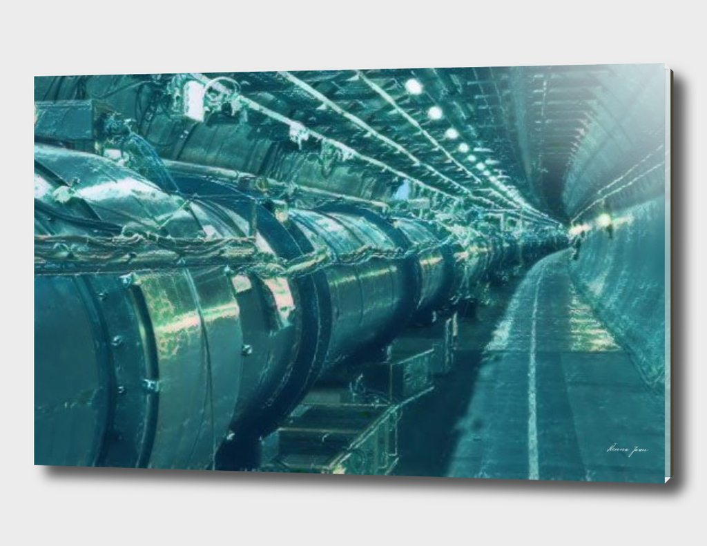 Switzerland Cern Large Hadron Collider Artistic Illus