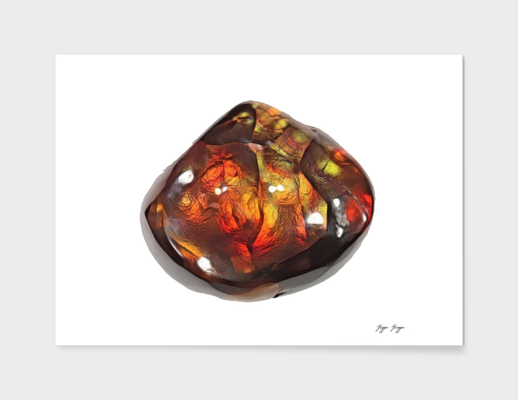 Fire Agate Common Rock Formation Chalcedony