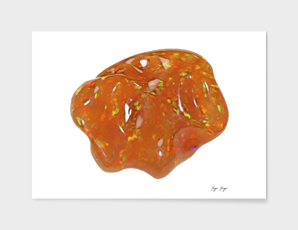Mexican Fire Opal Hydrated Silica Water Content Weight