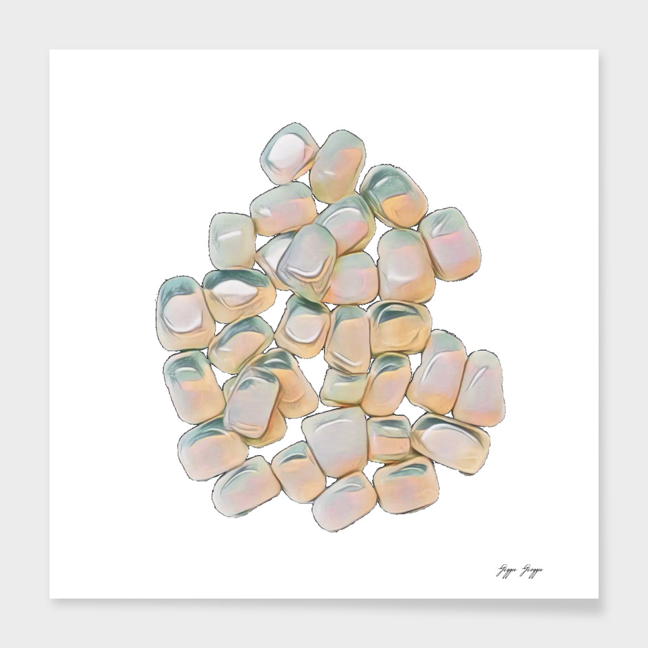 Opalite Trade Name Opalescent Opal Glass Argenon Moonstone