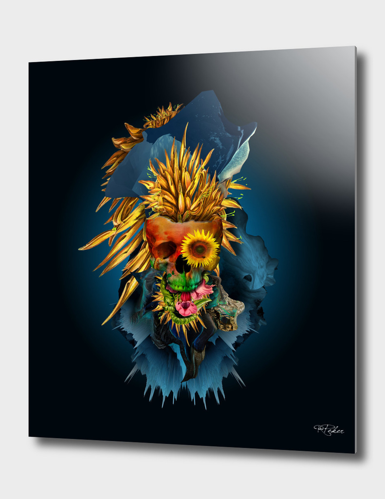 Floral Skull Vivid III