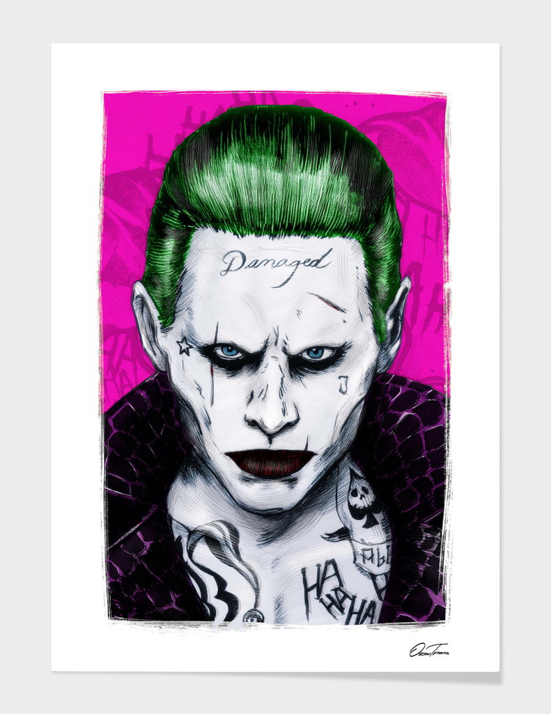 Joker - Ink & Digital Portrait
