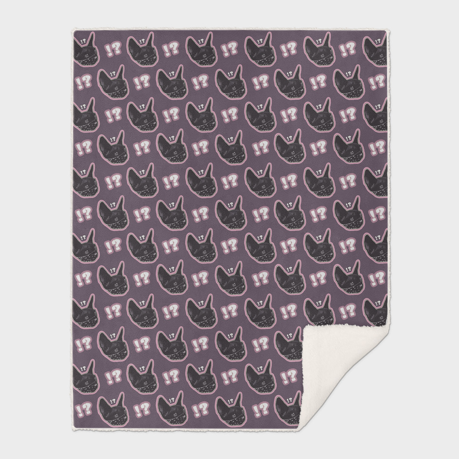 Where Are You !? Cats pattern pink