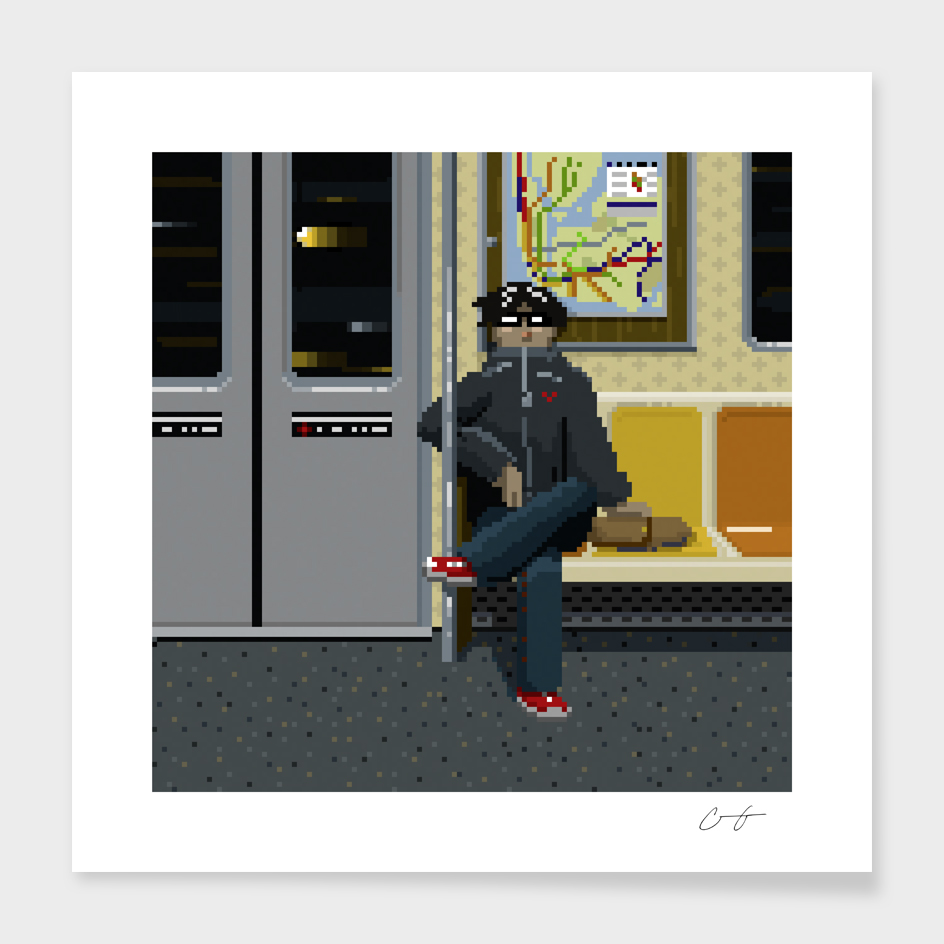 NYC Subway Portrait 001