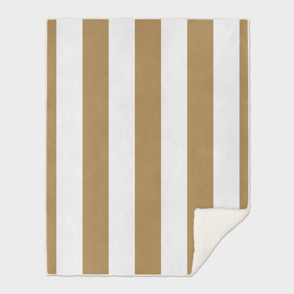 Tan Big Vertical Stripes | Interior Design