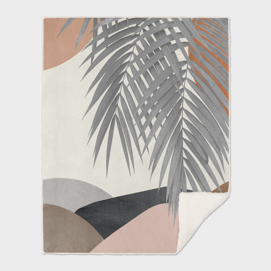 Abstract Shapes Palm Leaves Finesse #2 #tropical #decor #art