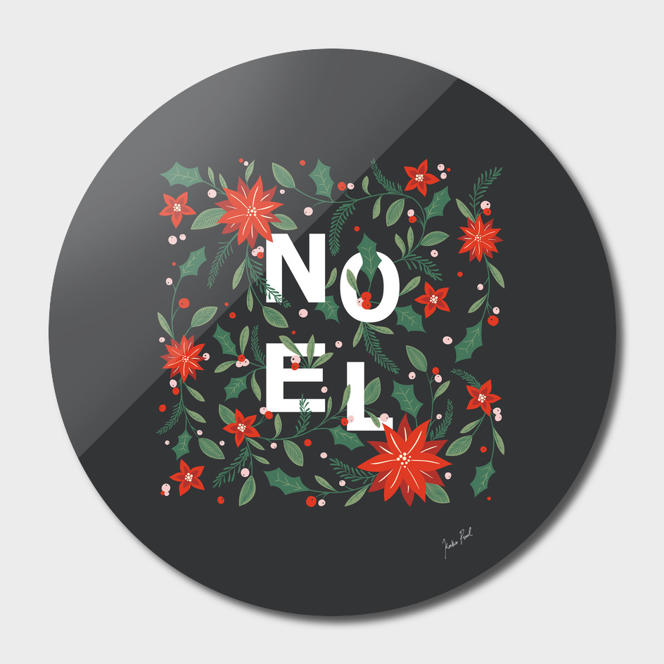 Noel, festive illustration, christmas decor