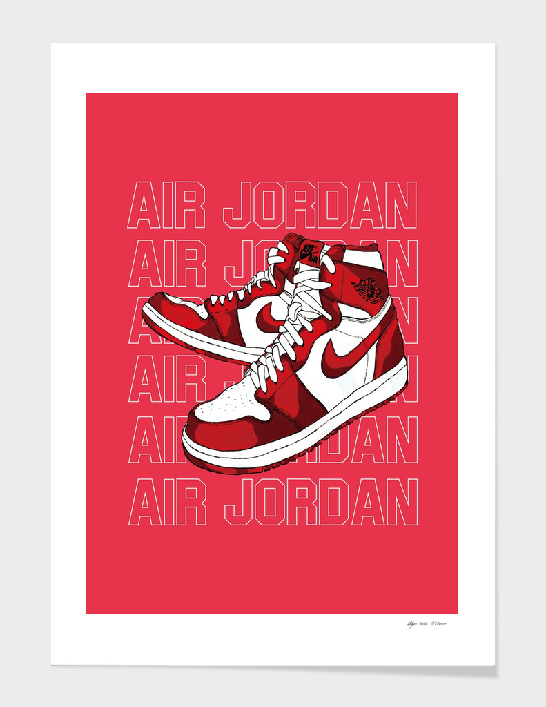 Sneakers Air Jordan Red