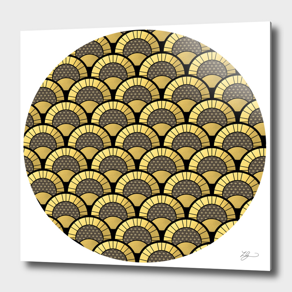 Curioos Exclusive Black and Gold Print