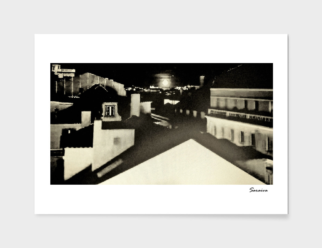 Black and white Lisbon cutouts