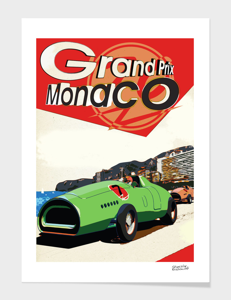 Grand Prix Monaco Poster