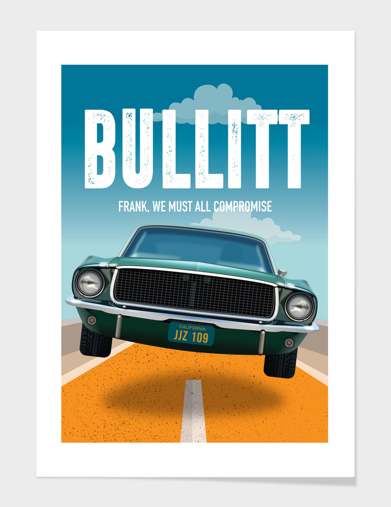 Bullitt - Alternative Movie Poster