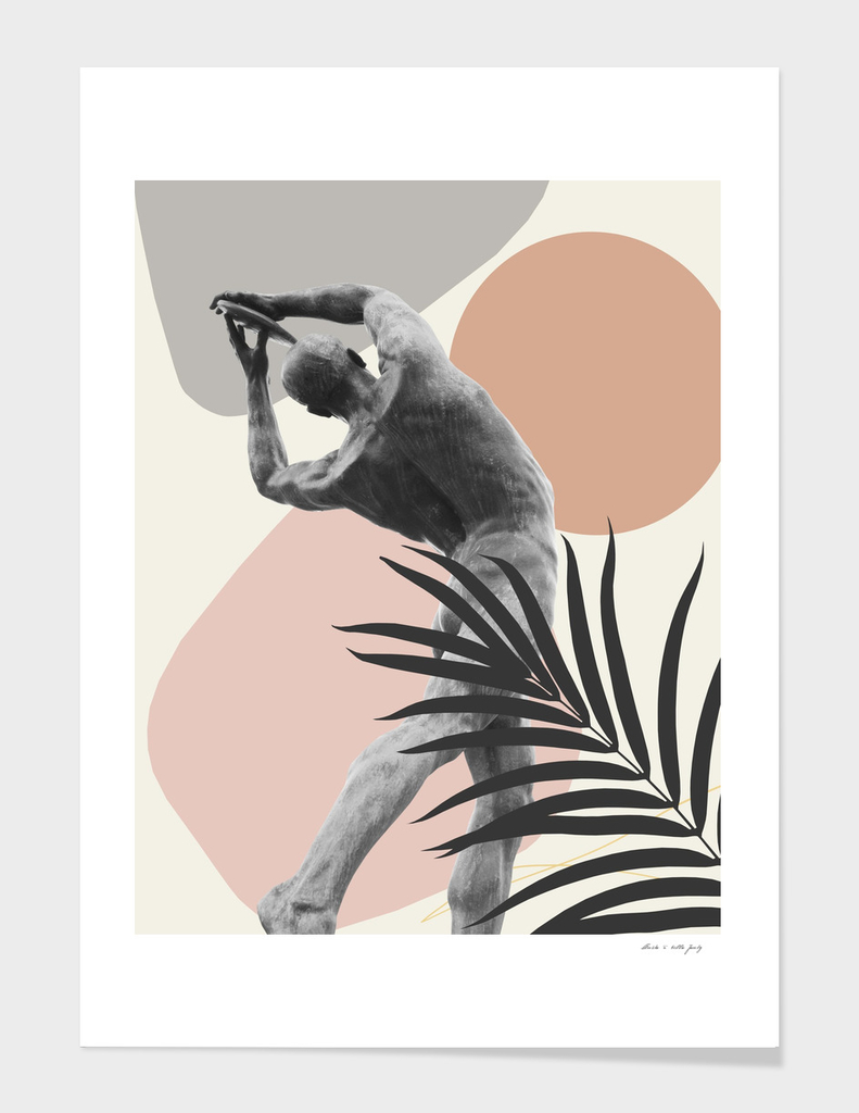 Olympic Discus Thrower Finesse #1 #wall #art