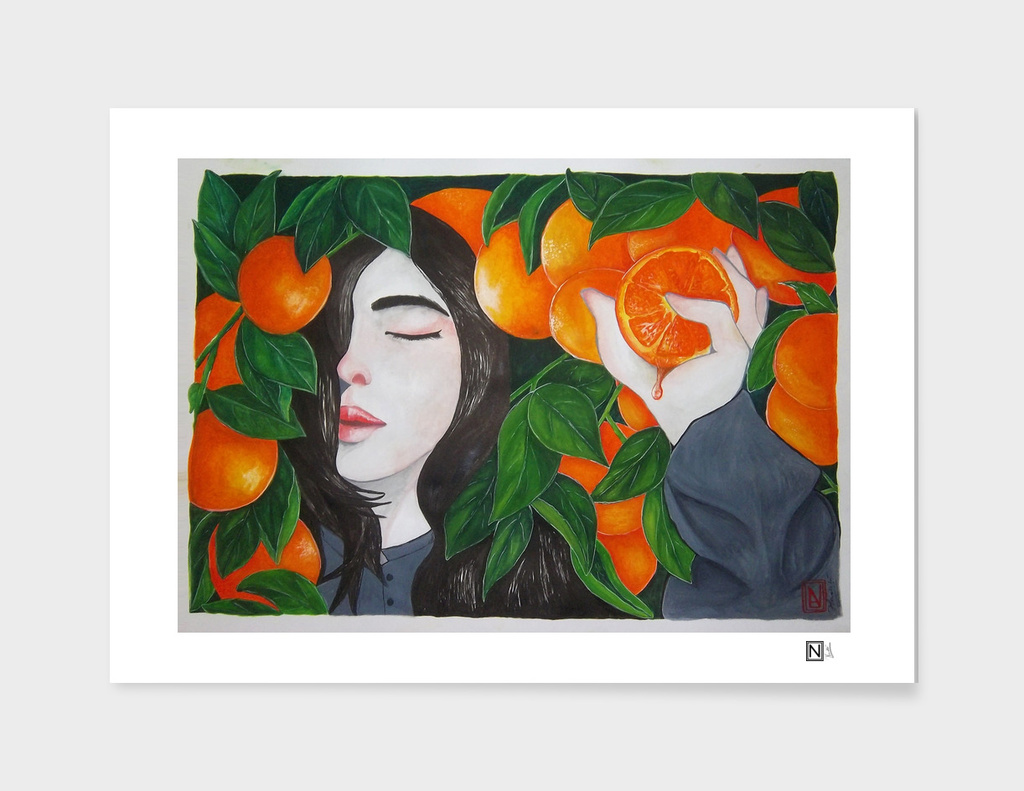 The Girl who loves Oranges