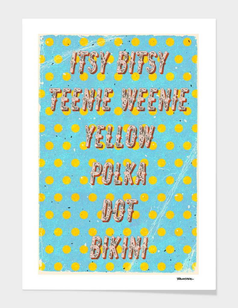 Itsy Bitsy Teenie Weenie yellow Polka Dot Bikini