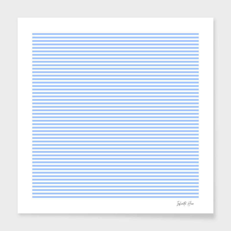 Pale Cornflower Blue Micro Horizontal Stripes | Design