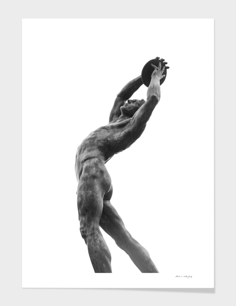 Olympic Discus Thrower Statue #3 #wall #art