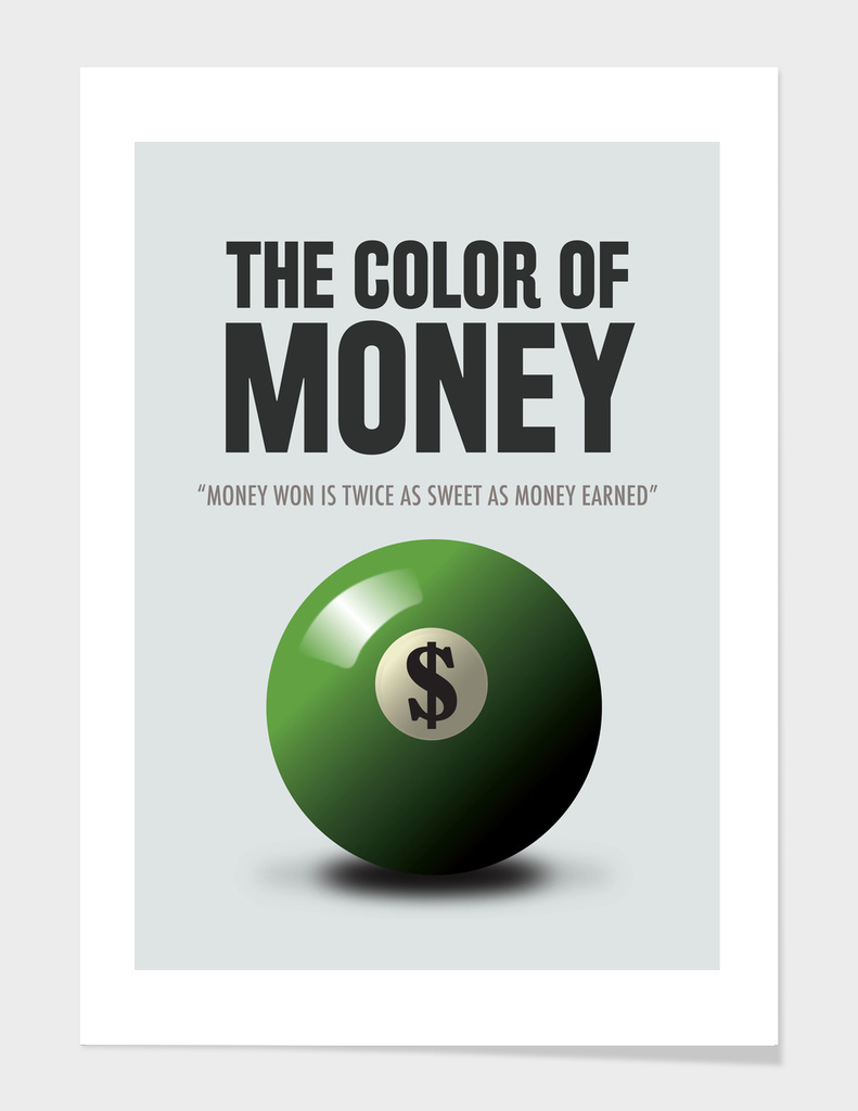 The Color of Money - Alternative Movie Poster