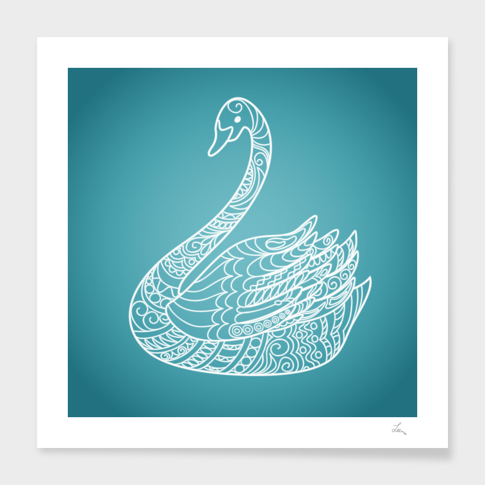 blue swan
