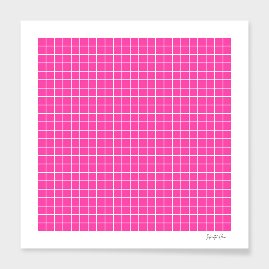 Neon Pink Grid | Beautiful Interior Design