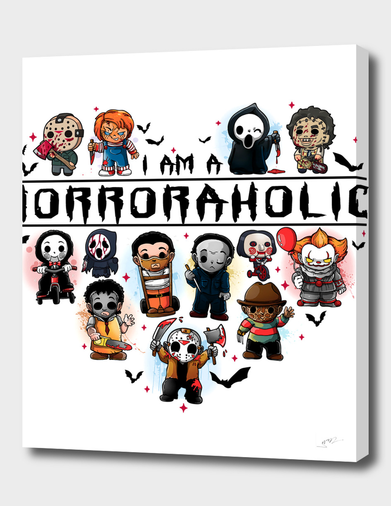 I Am A Horroraholic Horror Characters Lover