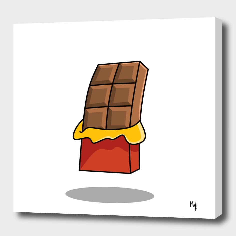 chocolate bar flat design