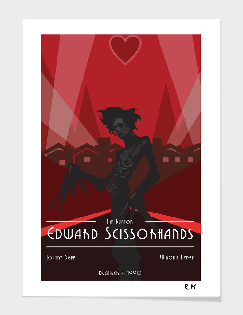 Edward Scissorhands Art Deco Style