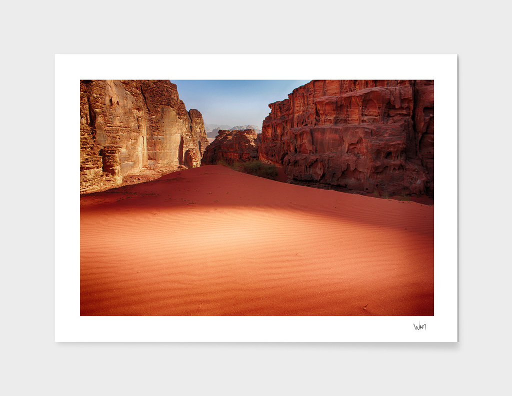 Wadi Rum desert photograph