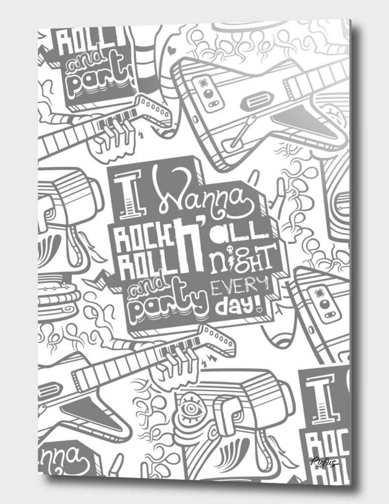 I Wanna Rock N' Roll All Night (Pattern Version)