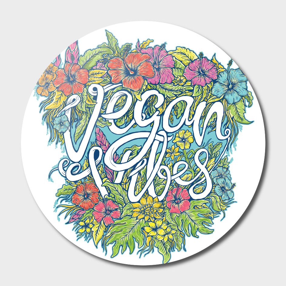 Vegan Viber Typhograpy
